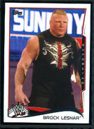 2014 WWE (Topps) Brock Lesnar (No.8)