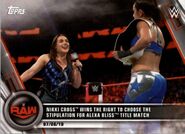 2020 WWE Women's Division Trading Cards (Topps) Nikki Cross (No.44)