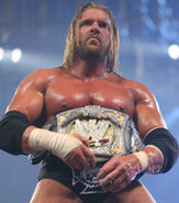 Triple H 83rd Champion (October 7, 2007)