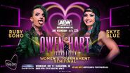 Ruby Soho vs. Skye Blue in a Women's Owen Hart Cup Tournament Semi Final Match