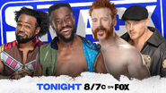 Kofi Kingston & Xavier Woods vs. Sheamus & Ridge Holland in a Tables Match