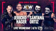 Chris Jericho & Jake Hager vs. Santana & Ortiz