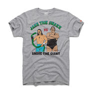 Jake The Snake Roberts v. Andre the Giant WM5 Homage T-Shirt
