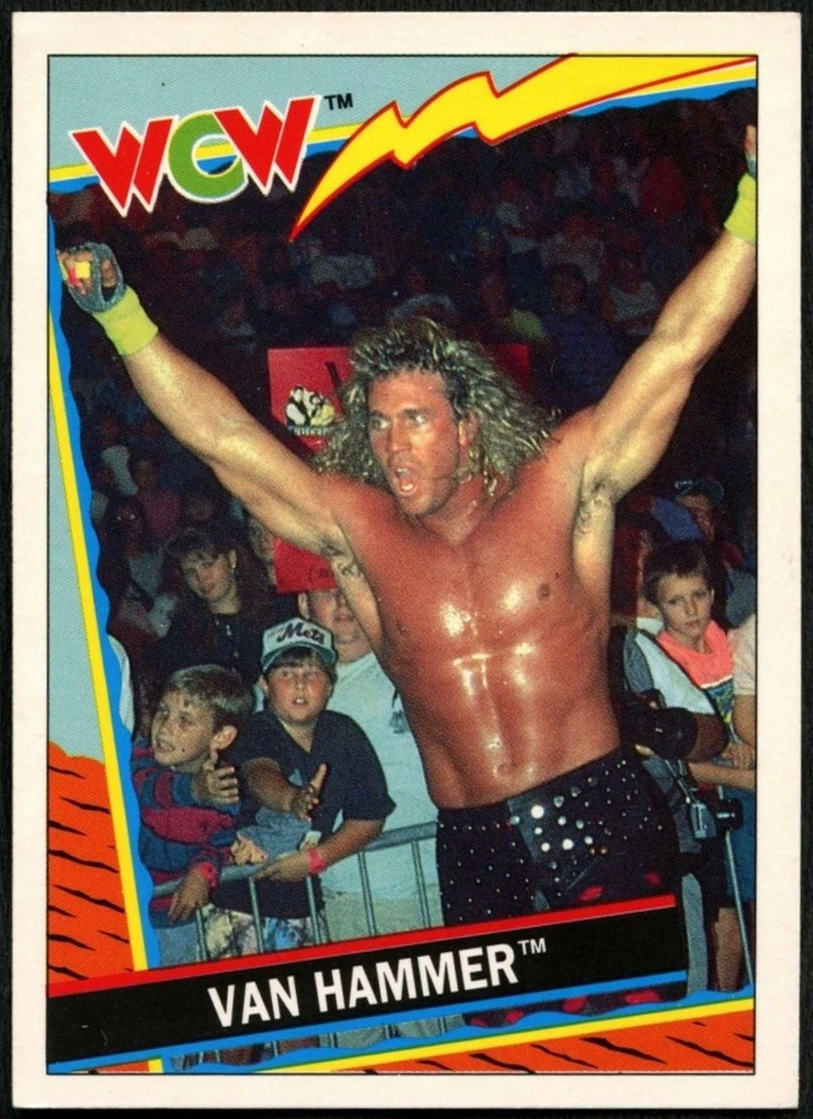 1992 WCW Trading Cards (Topps) Van Hammer (No.32) Pro Wrestling Fandom
