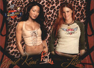 2004 WWE Divas 2005 (Fleer) Gail Kim & Lita (No.57)