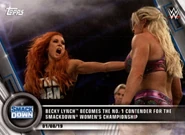 2020 WWE Women's Division Trading Cards (Topps) Becky Lynch (No.1)