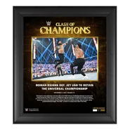 Roman Reigns Clash of Champions 2020 15 x 17 Commemorative Plaque
