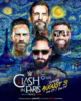 WWE Clash In Paris 2025 poster