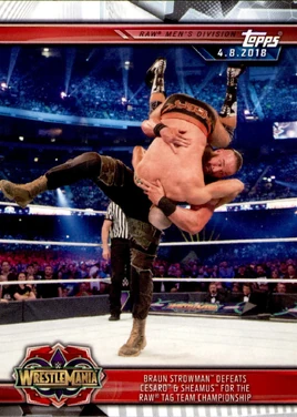 2019 WWE Road to WrestleMania Trading Cards (Topps) Braun Strowman 38