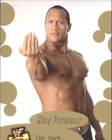 2001 Wwf The Ultimate Diva Collection Fleer The Rock No 56 Pro Wrestling Fandom