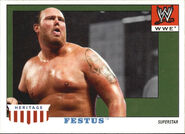 2008 WWE Heritage IV Trading Cards (Topps) Festus 18