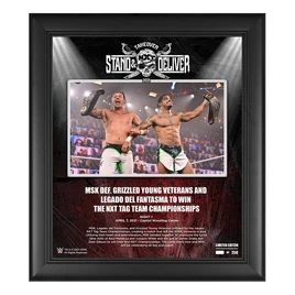 MSK NXT TakeOver Stand & Deliver 15x17 Commemorative Plaque