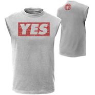 Daniel Bryan YES Grey Muscle T-Shirt
