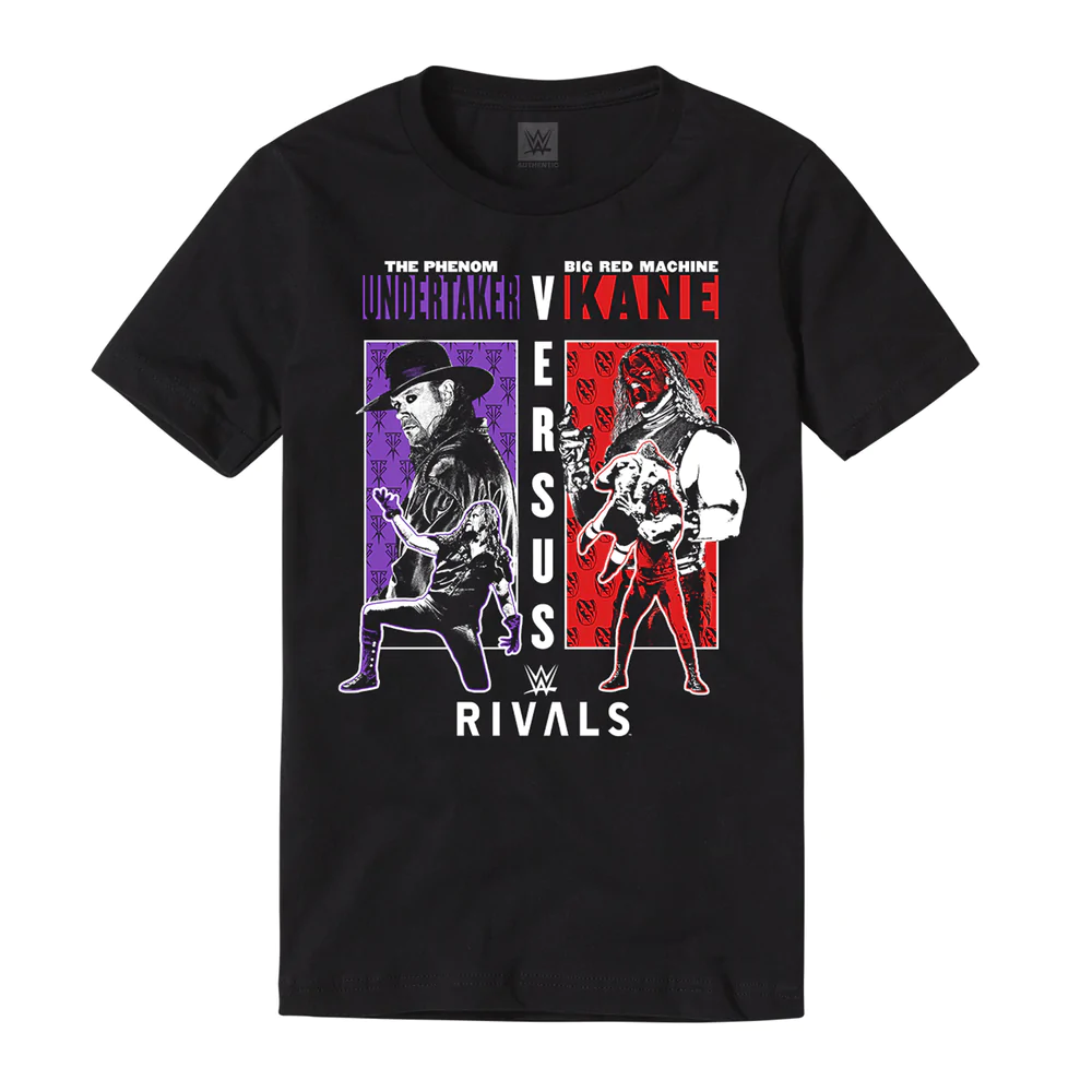 Undertaker vs Kane Rivalries T-Shirt | Pro Wrestling | Fandom