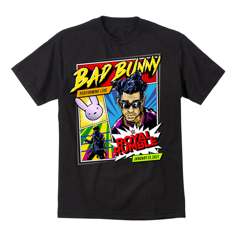 Bad bunny royal rumble t shirt clearance