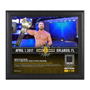 Bobby Roode NXT TakeOver Orlando 15 x 17 Framed Plaque w Ring Canvas