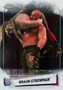 2021 WWE Chrome Trading Cards (Topps) Braun Strowman (No.10)