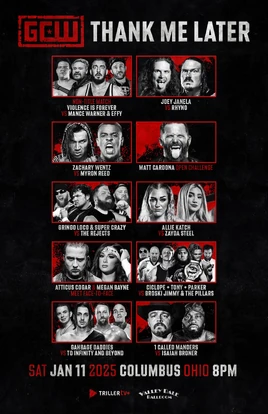 GCW Thank Me Later 2025