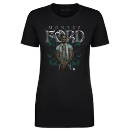 Women's 500 Level Black Montez Ford Bitmap T-Shirt