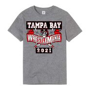 WrestleMania 37 "Sports Style" Grey T-Shirt