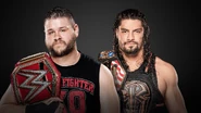 Kevin Owens (c) vs. Roman Reigns for the WWE Universal Championship