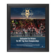 The Undisputed Era NXT TakeOver Philadelphia 2018 15 x 17 Framed Plaque