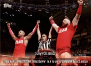 2018 WWE Road to WrestleMania Trading Cards (Topps) Team Raw (No.7)