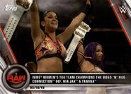 2020 WWE Women's Division Trading Cards (Topps) The Boss 'n' Hug Connection (No.17)