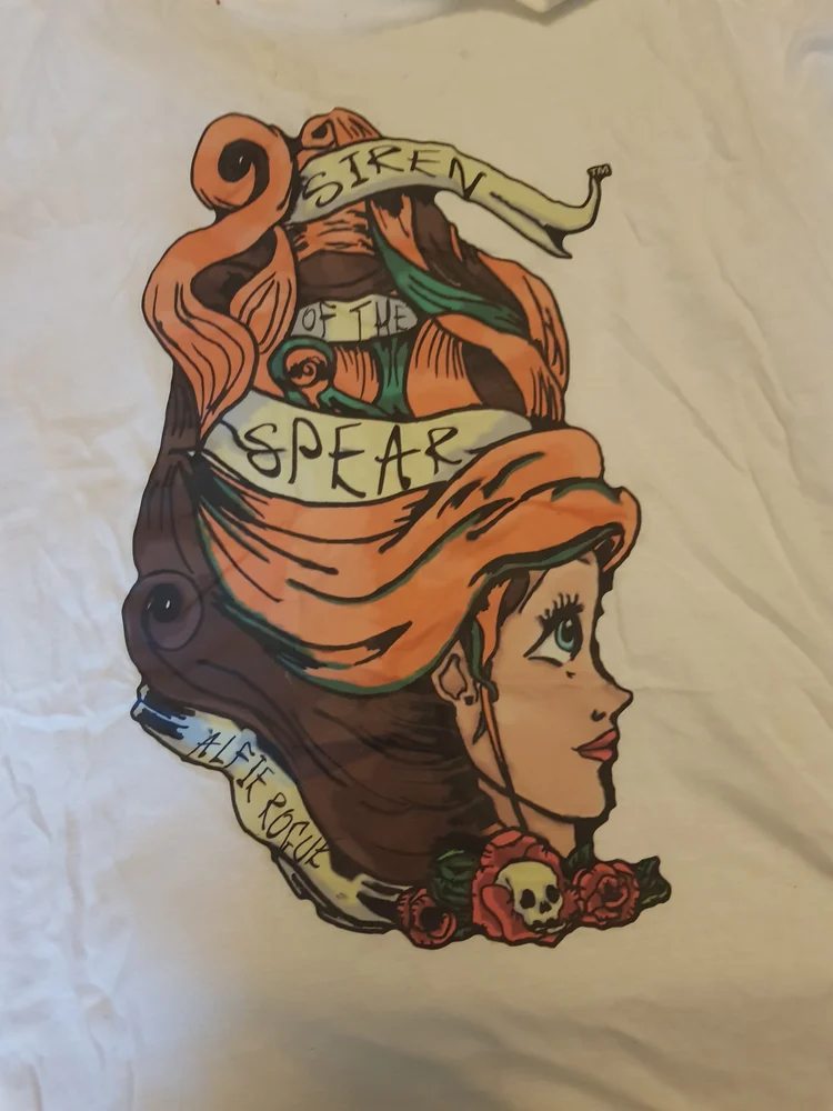 Alfie Rogue - White Siren of the Spear T-shirt | Pro Wrestling | Fandom