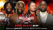 The New Day (Kofi Kingston & Xavier Woods) (c) vs. AJ Styles & Omos for the WWE Raw Tag Team Championship