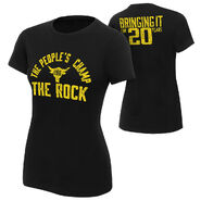 The Rock Bringing It For 20 Years Women's T-Shirt
