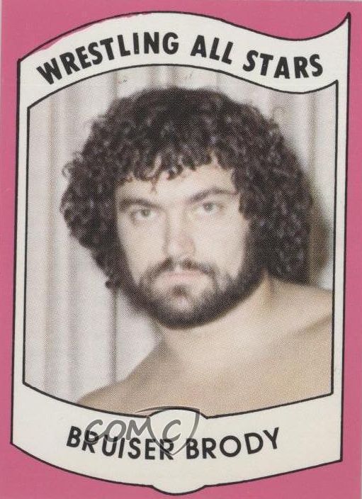 1982 Wrestling All Stars Series A And B Trading Cards Bruiser Brody No20 Pro Wrestling Fandom 4777