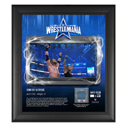 Edge & Damian Priest WrestleMania 38 15x17 Commemorative Plaque