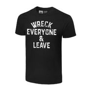 Roman Reigns "Wreck Everyone & Leave" Authentic T-Shirt