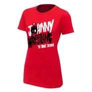 "Johnny Wrestling" Women's Authentic T-Shirt