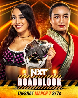 NXT Roadblock 2023 poster