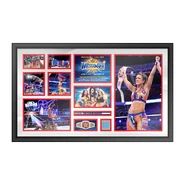Bayley WrestleMania 33 Signed Commemorative Plaque