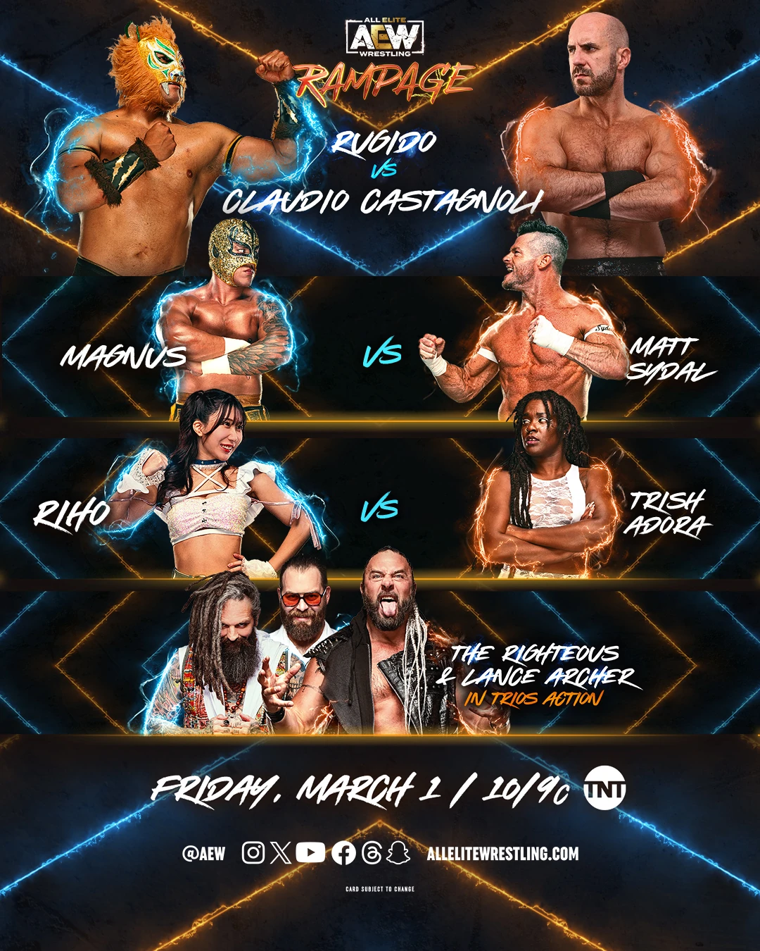 March 1, 2024 AEW Rampage results Pro Wrestling Fandom