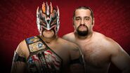 Kalisto (c) vs. Rusev for the WWE United States Championship