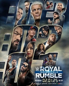 Royal Rumble 2025 poster
