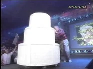 A cake to celebrate Ric Flair's "retirement."