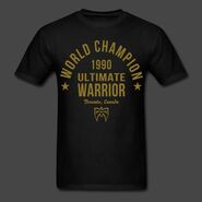 Ultimate Warrior Connors Cure Metallic Champion Shirt