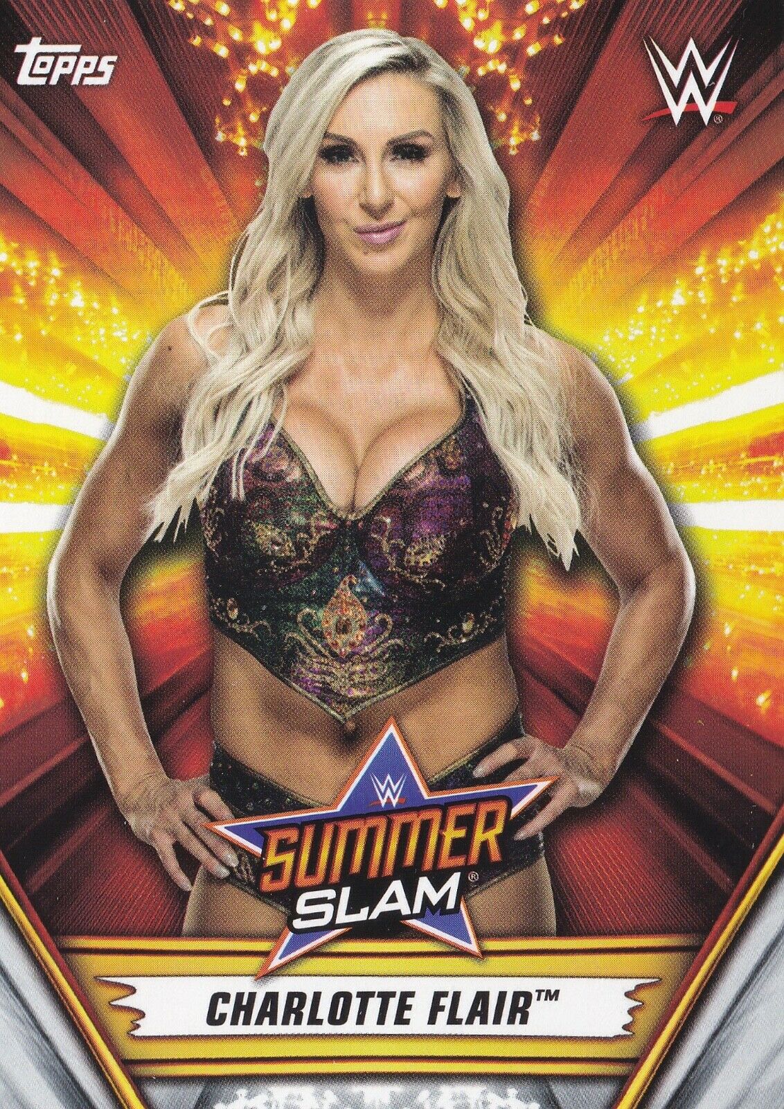 2019 WWE SummerSlam (Topps) Charlotte Flair (No.46) | Pro