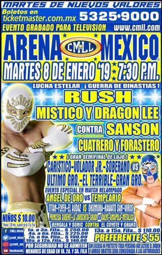 CMLL Martes Arena Mexico (January 8, 2019)