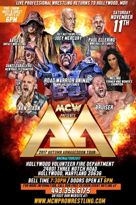 MCW Autumn Armageddon 2017 Hollywood