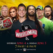 WrestleMania 36 poster