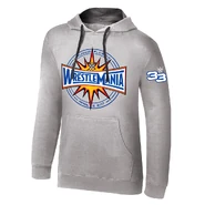 Logo Grey Pullover Hoodie Sweatshirt