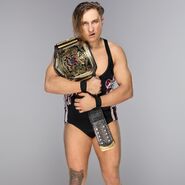 Pete Dunne's first WWE Photoshoot as WWE UK Champion