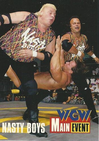 1995 WCW Main Event Trading Cards (Cardz) Nasty Boys (No.35)