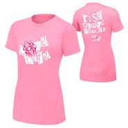 AJ Lee Rise Above Cancer Pink Women's T-Shirt